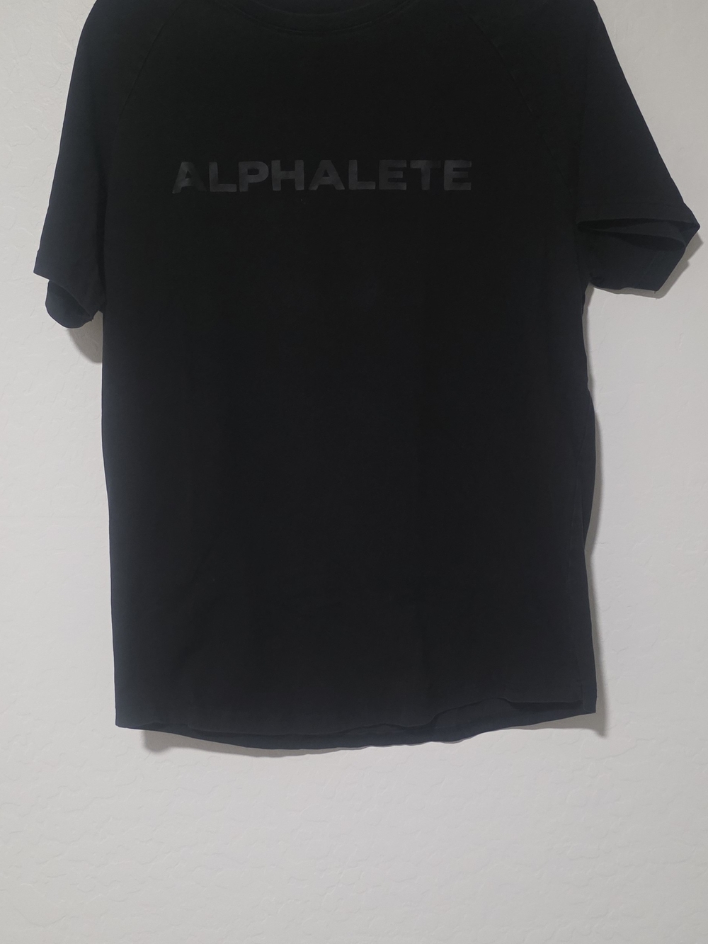Alphalete Black Short Sleeve Logo Tee